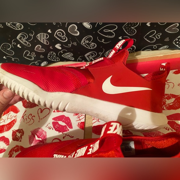Red Nike Slip On Sneaker - Like New - Picture 6 of 12
